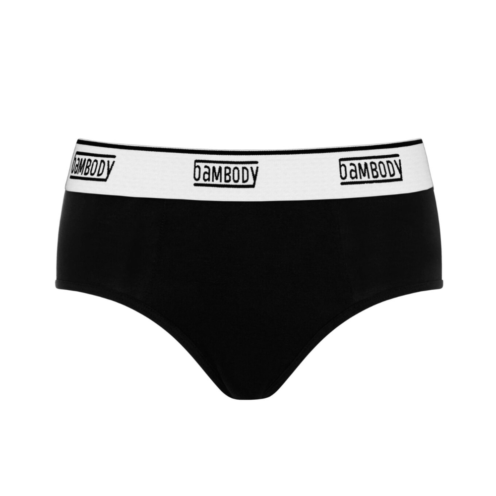 Six Pairs of Bambody Bamboo Hipster Period Panties Size Large